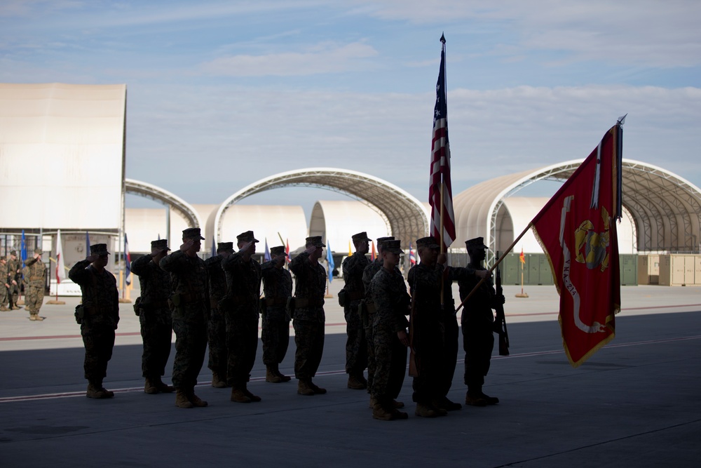 Marine Attack Squadron 214 Change of Command ceremony