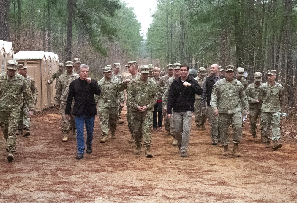 Secretary of the Army visits Fort Bragg, N.C.