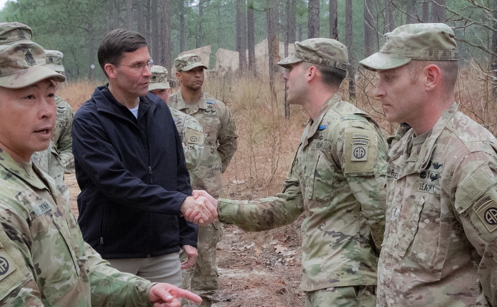 Secretary of the Army visits Fort Bragg, N.C.