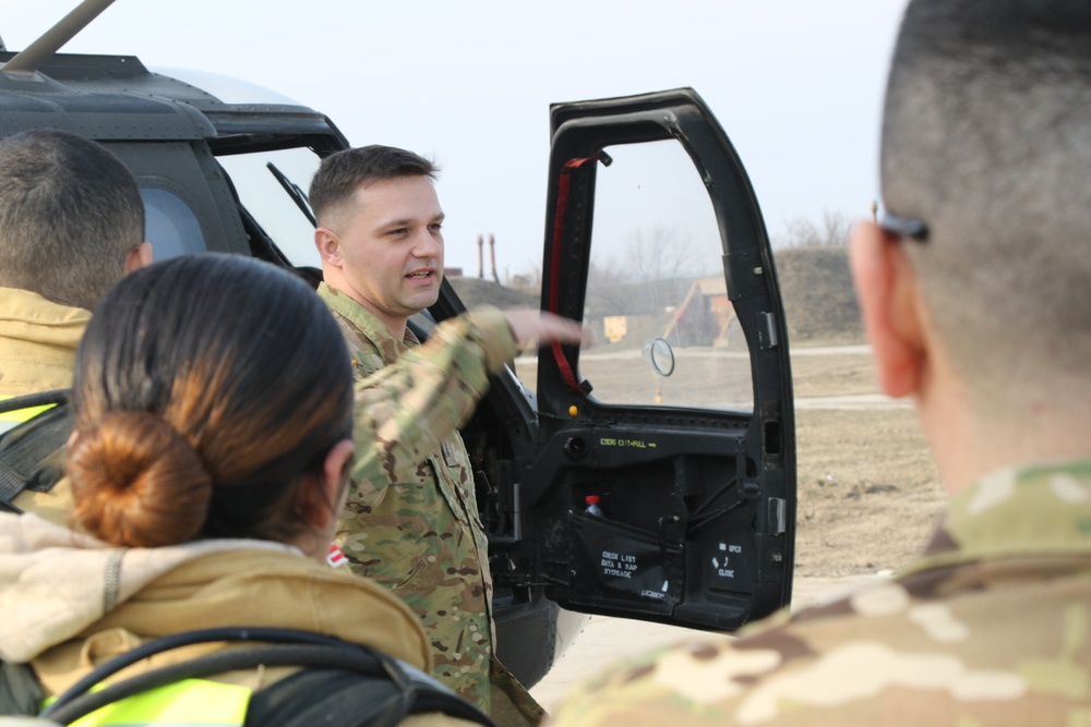 Army Firefighters train together in Romania