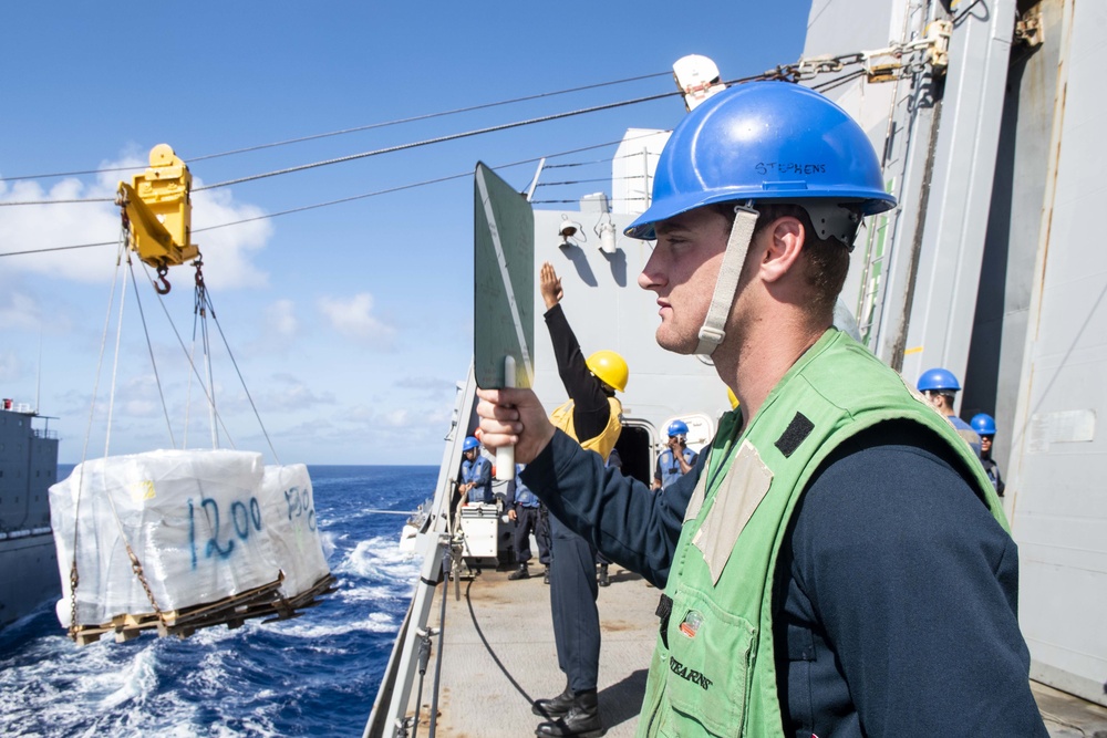 LPD 20 Replenishment at Sea