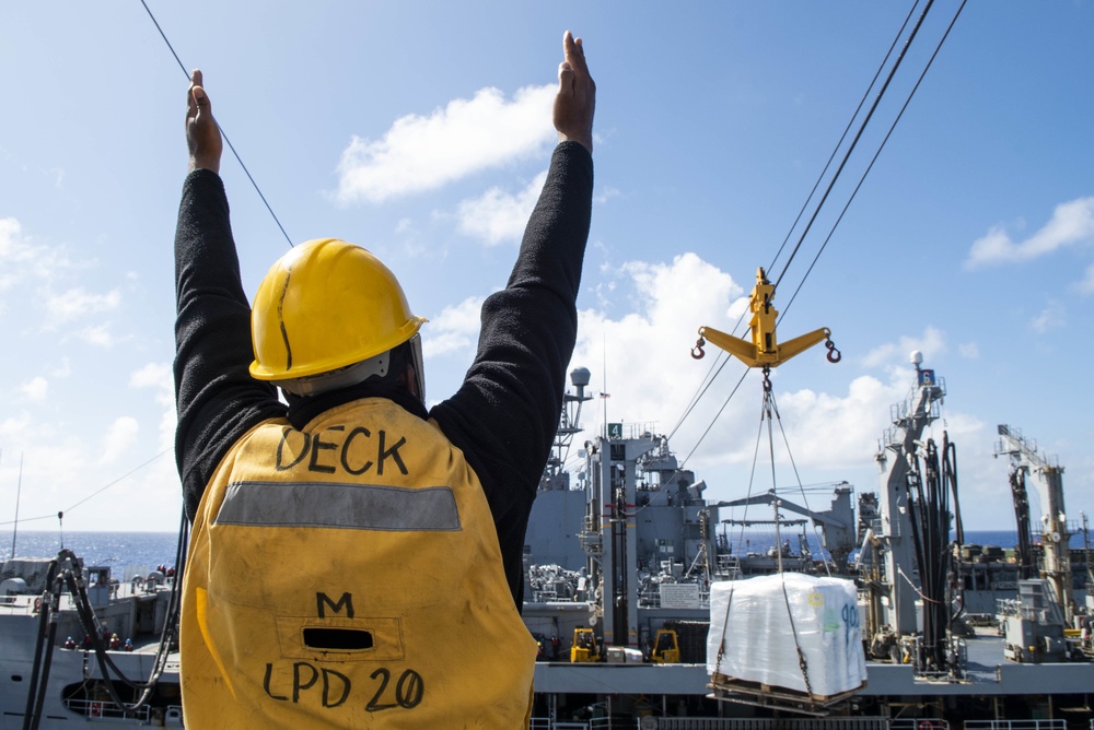 LPD 20 Replenishment at Sea