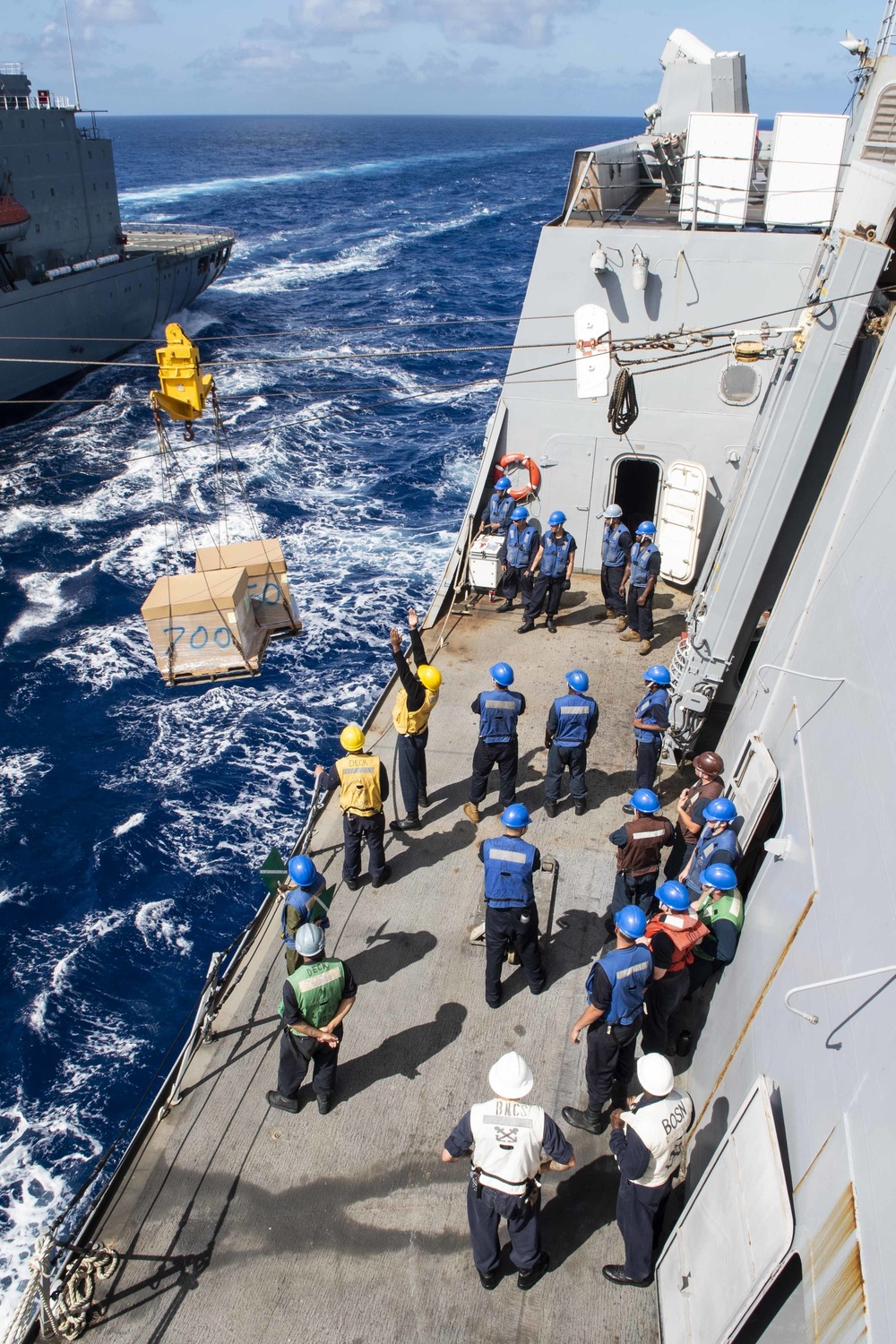 LPD 20 Replenishment at Sea