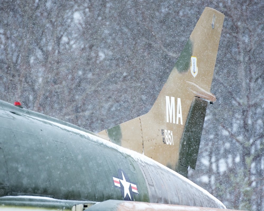 Winter storm Xena at Otis ANGB