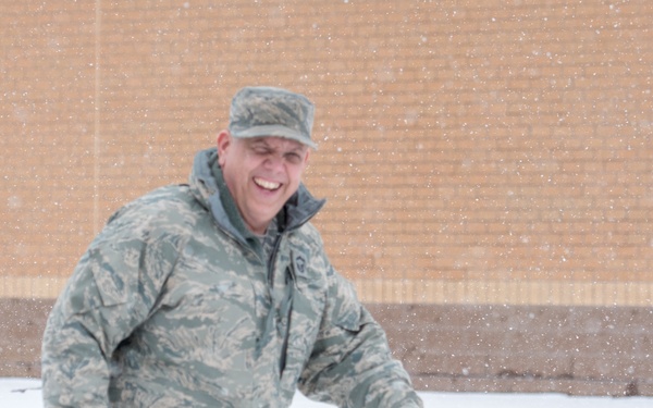 Winter storm Xena at Otis ANGB