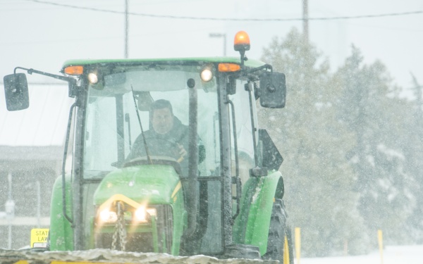 Winter storm Xena at Otis ANGB