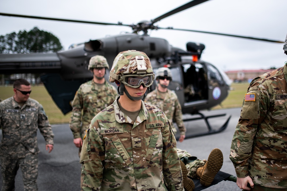 PATRIOT South MEDEVAC litter training