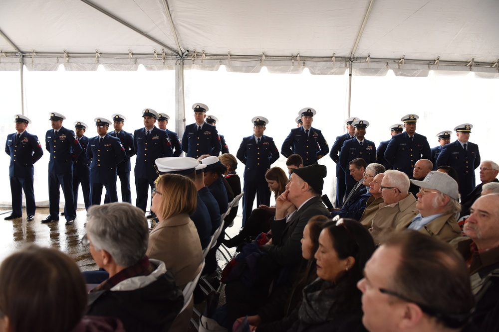 Coast Guard Cutter Robert Ward commissioning ceremony