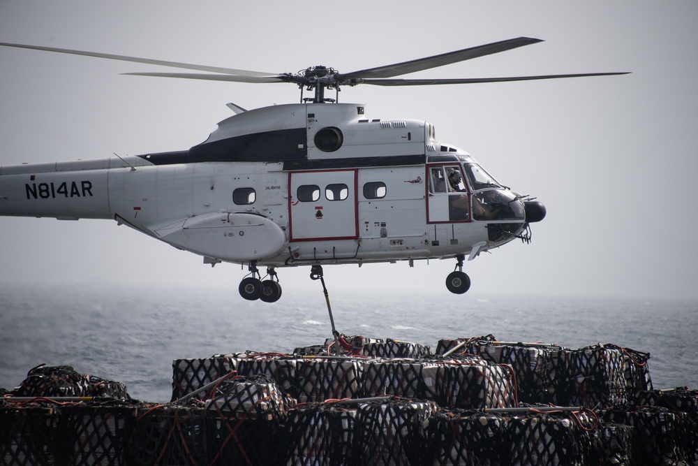 Vertical replenishment-at-sea