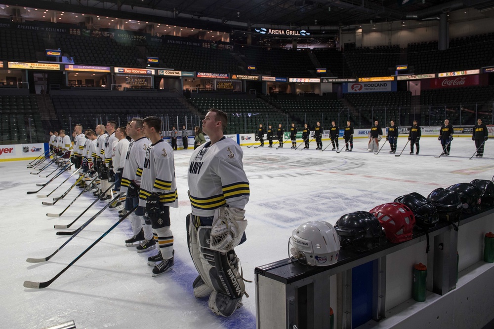 Sailors Compete in 4th Annual Pacific Northwest Army-Navy Hockey Game