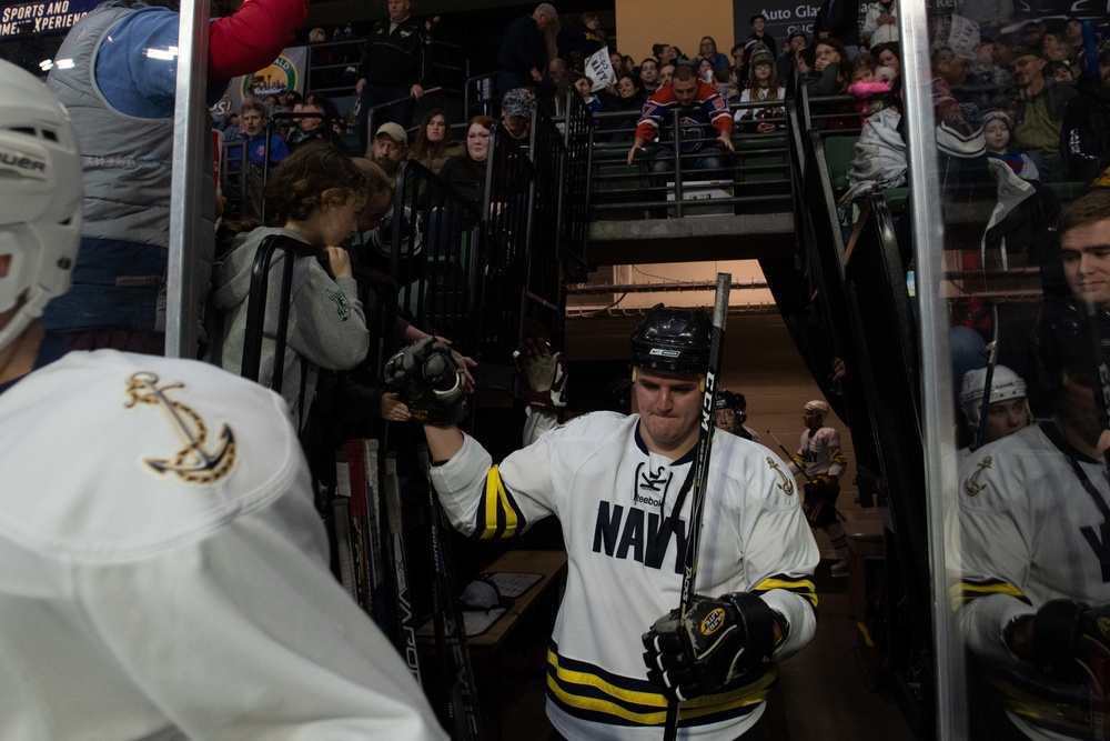 Sailors Compete in 4th Annual Pacific Northwest Army-Navy Hockey Game