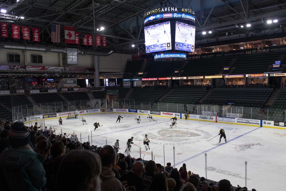 Sailors Compete in 4th Annual Pacific Northwest Army-Navy Hockey Game