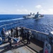 USS Ashland conducts RAS with USNS Pecos