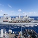 USS Ashland conducts RAS with USNS Pecos