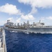 USS Ashland conducts RAS with USNS Pecos