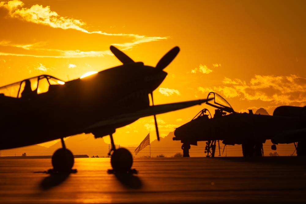 Heritage Flight Course Sunset