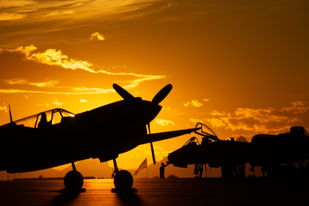 Heritage Flight Sun Set