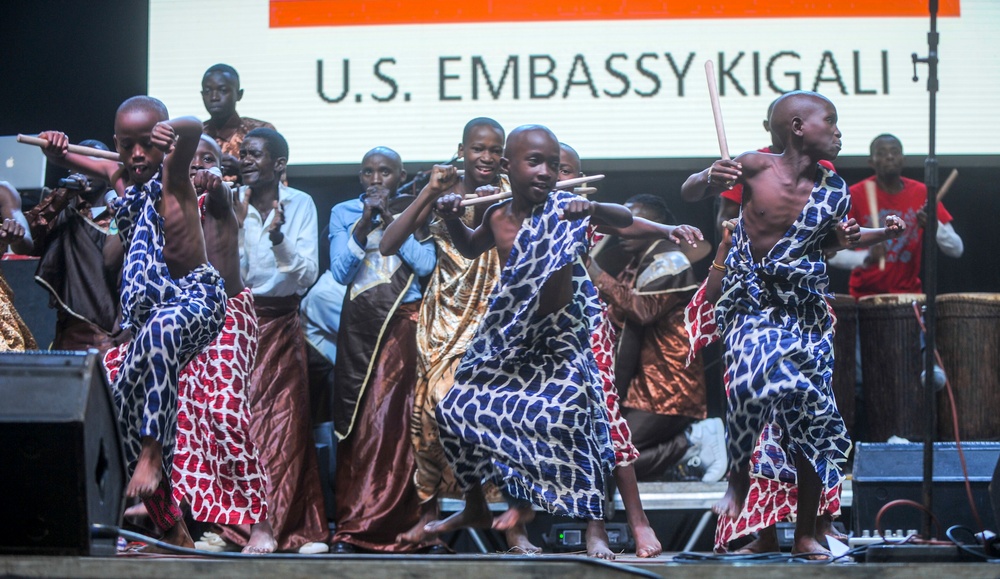 USAFE Band plays Tour du Rwanda