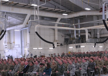 Deployment recognition ceremony