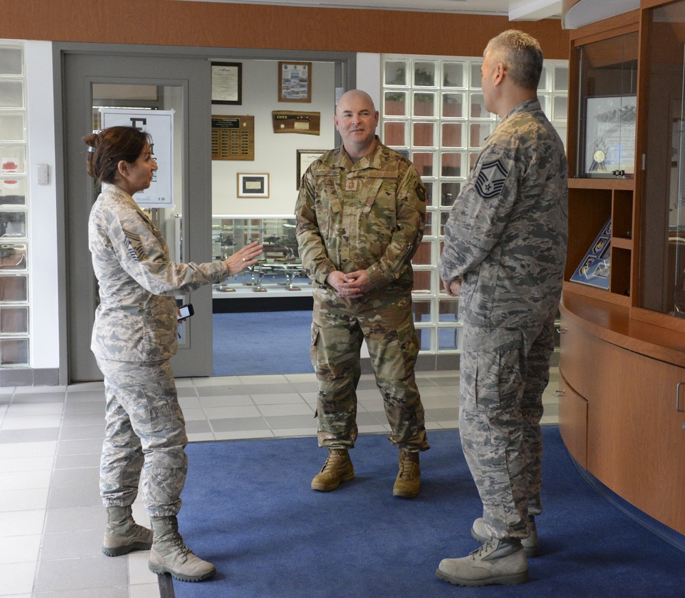 U.S. Air Force Chief Master Sergeant Thomas L. James, Command Senior Enlisted Leader Visits 129 Rescue Wing
