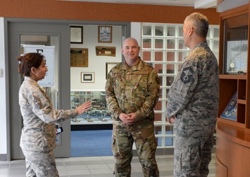 U.S. Air Force Chief Master Sergeant Thomas L. James, Command Senior Enlisted Leader Visits 129 Rescue Wing