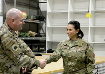 U.S. Air Force Chief Master Sergeant Thomas L. James, Command Senior Enlisted LeaderVisits 129 Rescue Wing