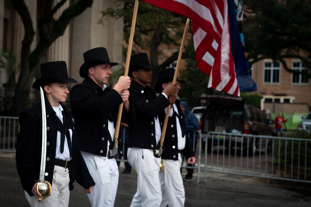 USS Constitution Marches is Mobile Mardi Gras Parade
