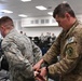 142nd Security Forces Airmen practice handcuff training during PATRIOT South