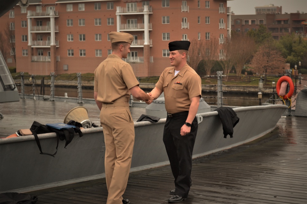 Re-enlistment ceremony