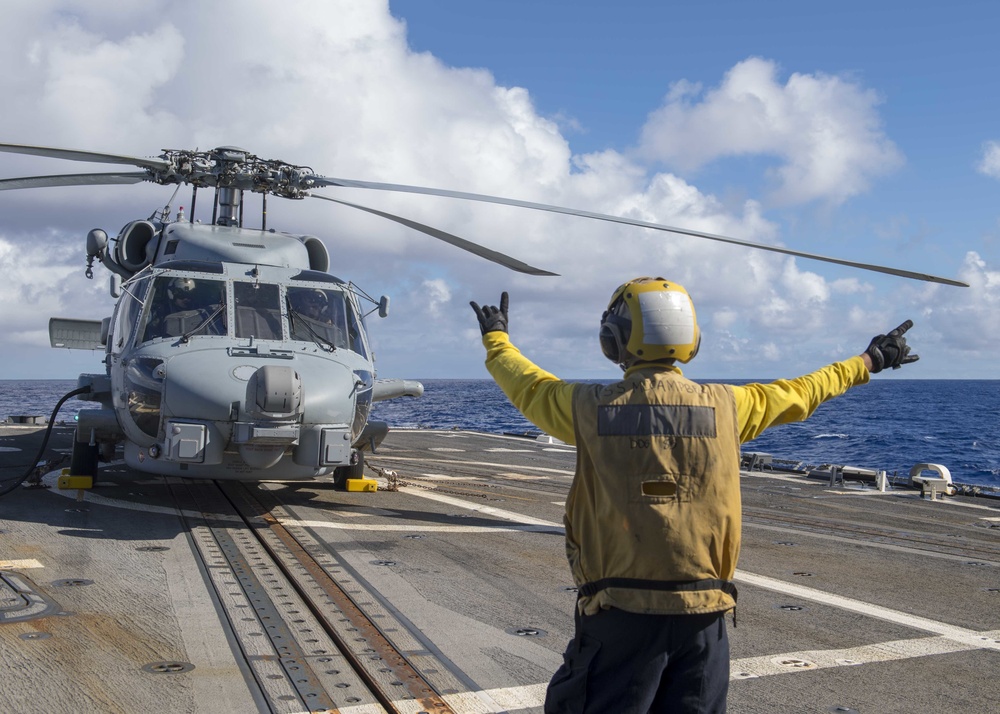 USS McCampbell Flight Operations