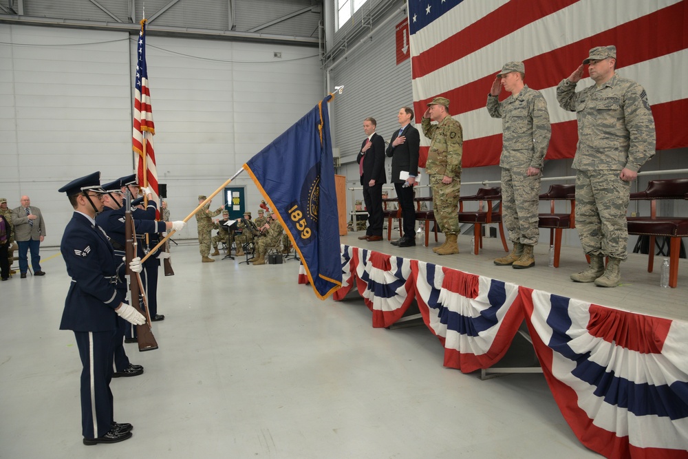 Mobilization Ceremony for the 142nd Fighter Wing
