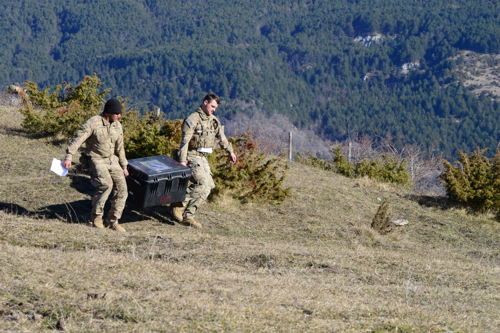 Live fire dynamic exercise-Monte Carpegna