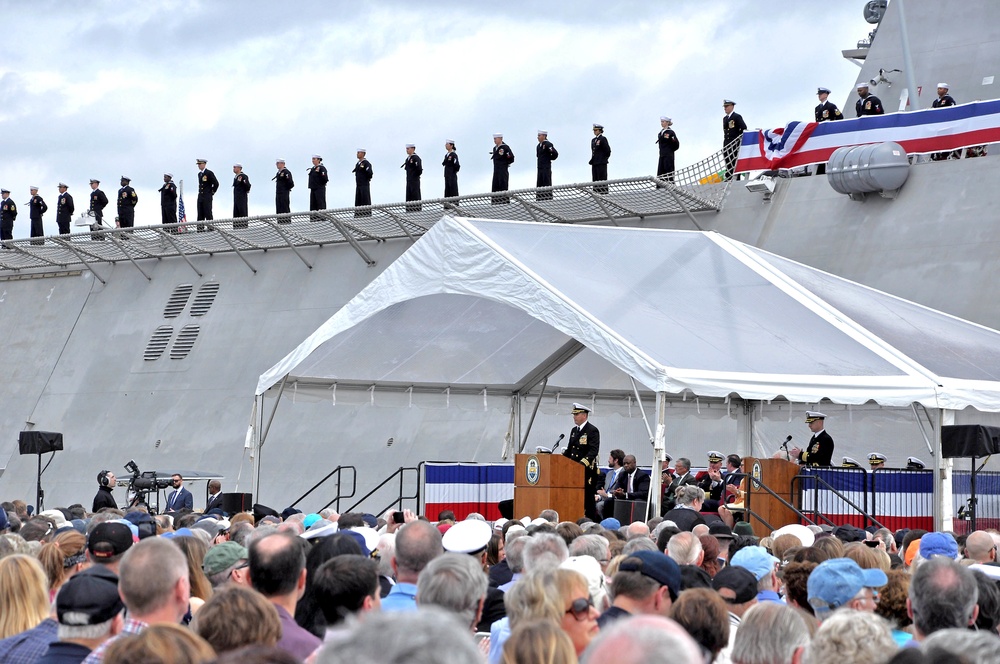 USS Charleston (LCS 18) Commissioning