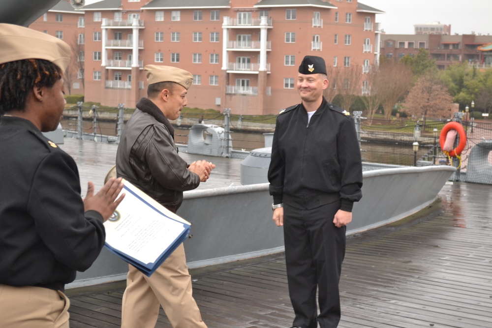 Re-enlistment ceremony