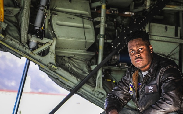 Airman ready to load gear