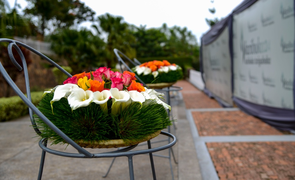 APF Rwanda participants pay respect at Kigali Genocide Memorial