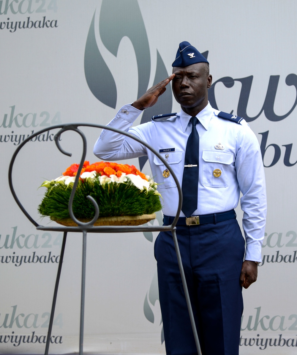 APF Rwanda participants pay respect at Kigali Genocide Memorial