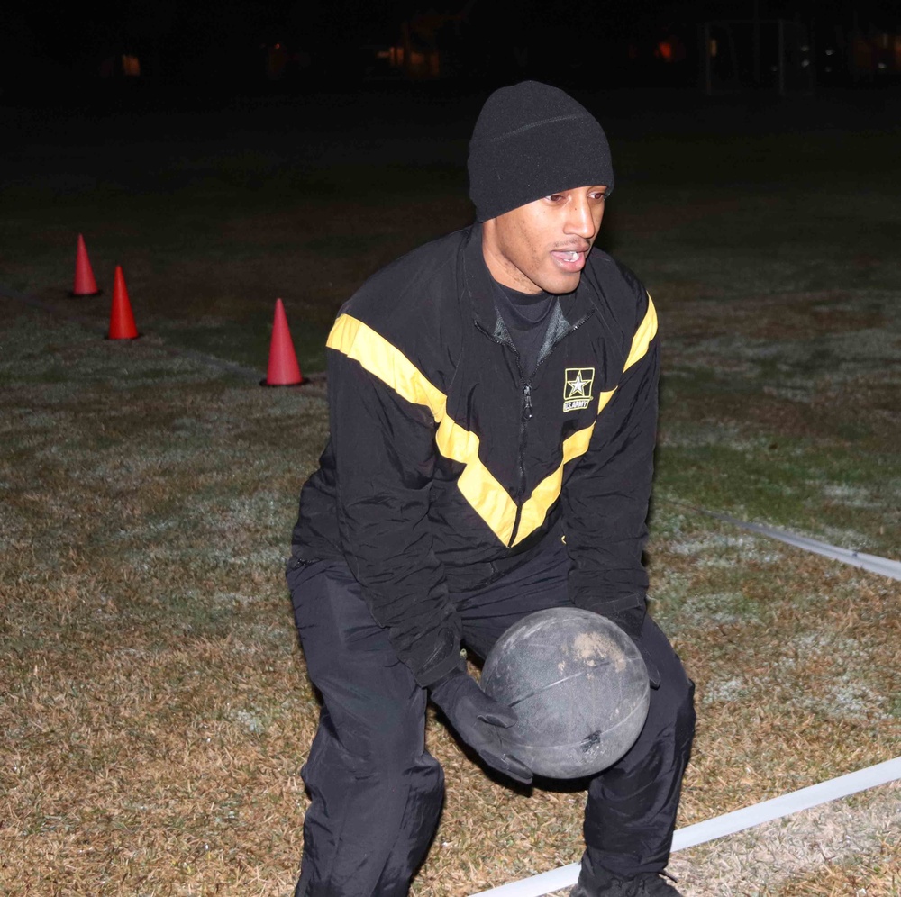 Army Contingent practices ACFT