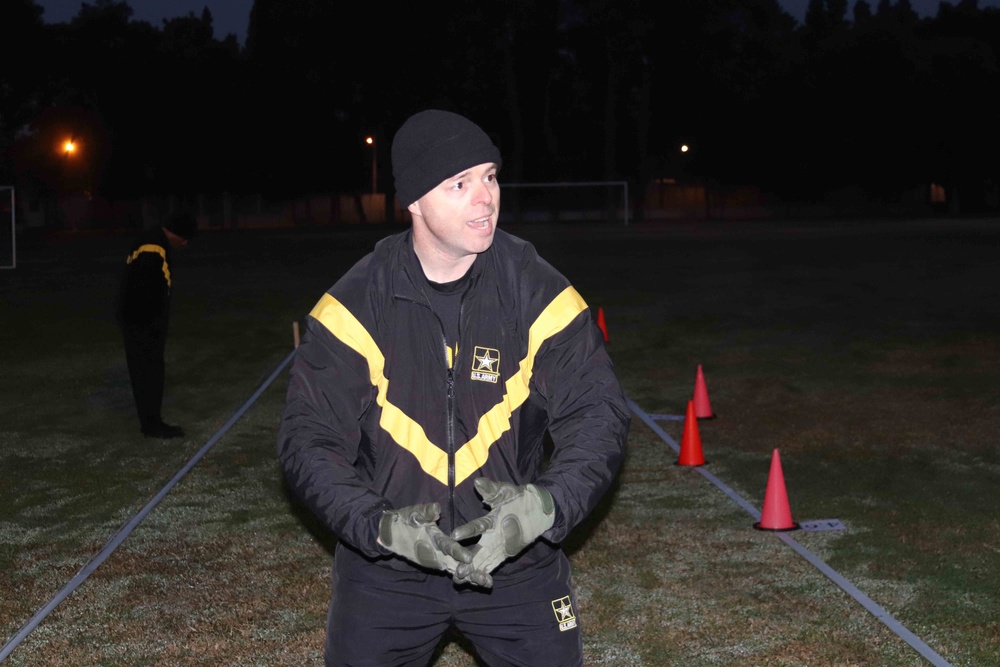 Army Contingent practices ACFT