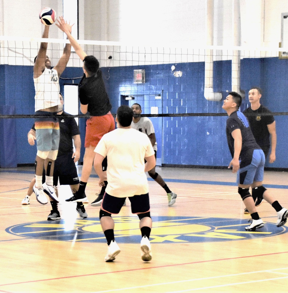All Navy Men’s Volleyball training camp held all at NAS Jax
