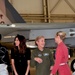 Gen Jeannie Leavitt with Captain Marvel cast at Edwards AFB