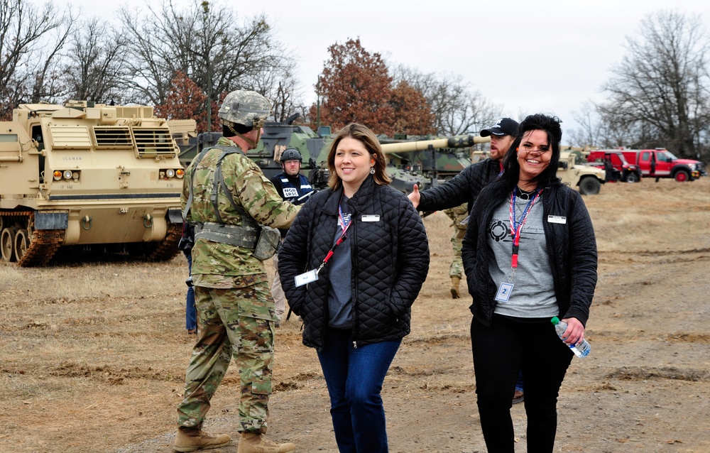 Arkansas National Guard’s Artillery Brigade Hosts Civic Leader Appreciation Day