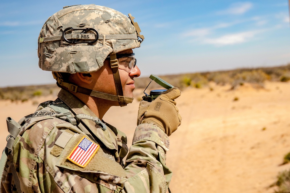 Land navigation key for Expert Infantryman Badge testing