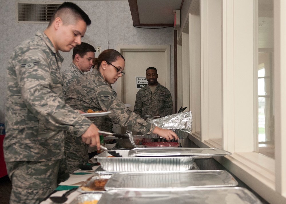 Black History Month potluck brings base together