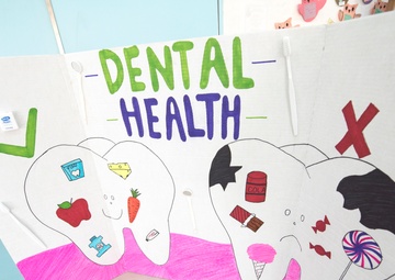 Misawa's kids smile wide for National Children's Dental Health Month