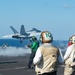 The aircraft carrier USS John C. Stennis (CVN 74) conducts flight operations