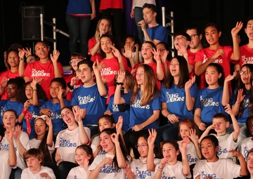 Camp Zama youth put on song-, dance-filled performance with Young Americans troupe