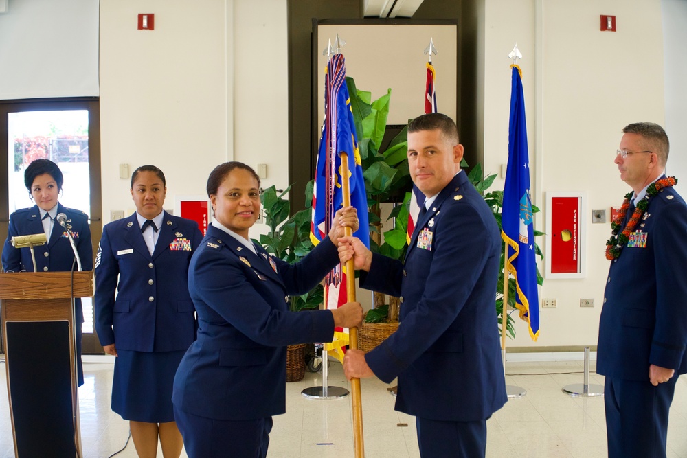 154th Logistics Readiness Squadron Promotion and Change of Command