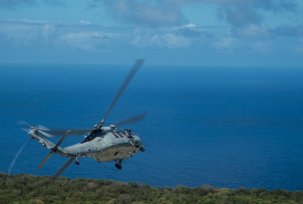 Helicopter Sea Combat Squadron 25 performs a combat search and rescue exercise for COPE North 19