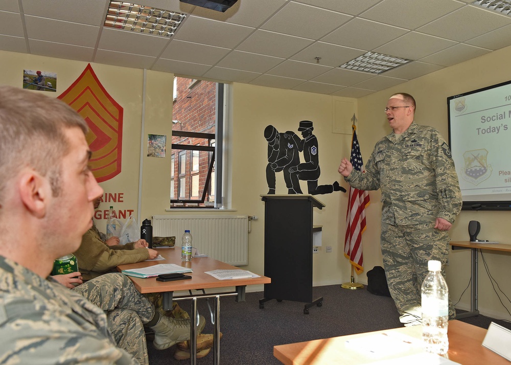 Team Mildenhall Airmen attend Airmen Enhancement Seminar